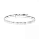armring med stenar bijouterier silvertonat