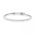 armring med stenar bijouterier silvertonat