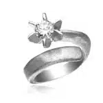 blicher fuglesang ring i silver 22639R ställbar ring