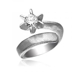 blicher fuglesang ring i silver 22639R ställbar ring