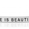 Daniel Sword armring Life is beautiful silver