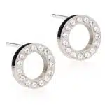Blomdahl titan med Swarovski-kristaller. Diameter 10 mm. Art. nr. 15‑12191‑01.