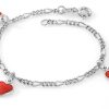 Pia Pär Emalj silver Rosa armband - Bild 2