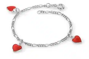Pia Pär Emalj silver Rosa armband - Bild 2