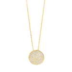 Jaonli Nor halsband i förgyllt silver Abbie JA245-077-3
