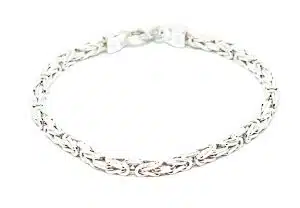 Armband silver 4- kantig