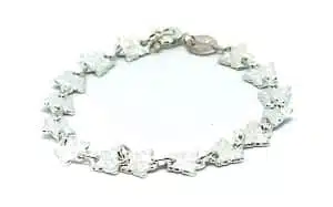 Barn armband med små fjärilar i äkta silver