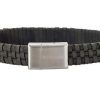 Son of Noa svart läderarmband