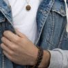 Läderarmband Son of Noa 897 023grey