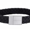 son of noa läder svartarmband