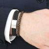 svart Läderarmband från son of noa