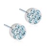 Blomdahl örhänge titan BRILLIANCE PLENARY AQUAMARINE
