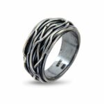 Handgjord silver ring herr från By Birdie