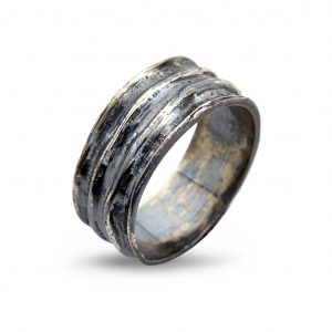 Handsmidd herr ring Mountaineer i silver