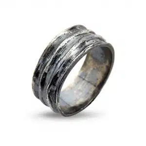 Handsmidd herr ring Mountaineer i silver