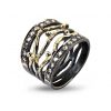 By Birdie Ring Benedict Guld SIlver Diamanter 0,45ct