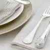 Gammal Fransk efterrättssked nysilver - Bild 2
