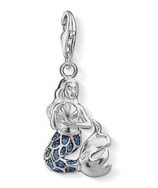 Thomas Sabo jungfru i silver med blå stenar