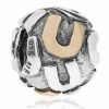 Pandora U silver guld
