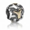 Pandora Y silver guld