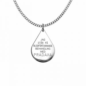 Medicinbricka Pradaxa dubbel