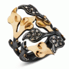 By Birdie Ring Dover Guld silver diamanter