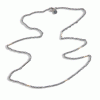 By Birdie Halskedja Jacqueline Guld silver daimanter