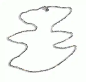 By Birdie Halskedja Jacqueline Guld silver daimanter