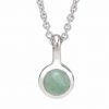 Sweet silverhalsband grön Petit