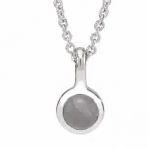 Sweet silverhalsband månsten Petite