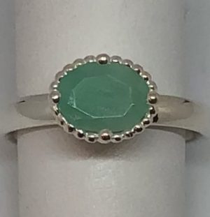 Månadssten Maj "Smaragd" Ring