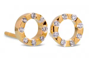 Kärleksgåva örhänge 18k guld diamanter