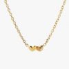 Loving Heart 2 hjärtan i guld halsband