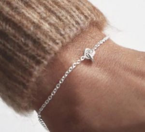 Le Knot knut armband silver Drakenberg