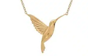 Edblad halsband Kolibri guld stål