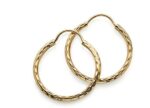 creol örhänge i guld 18k