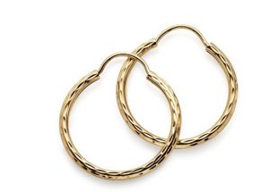 creol örhänge i guld 18k