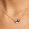 Hjärta i ring Eternal Heart halsband
