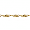 Singapore länk armband 18k guld