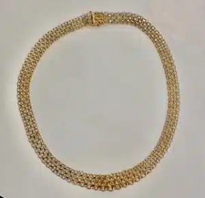 X-Länk halsband i guld 18k