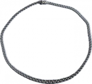 Bismarck halsband i silver