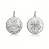 Lyckopeng i silver liten