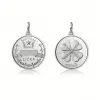 Lyckopeng i silver liten
