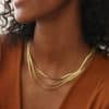 Heringbone triple halsband Edblad