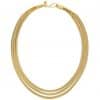 edblad Heringbone triple halsband gold