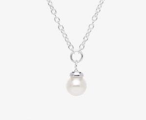 Pärla halsband silver Petit peart Drakenberg sjölin